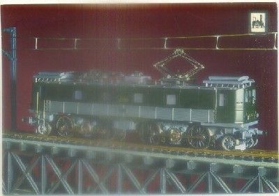 POSTAL DE TRENES. LOCOMOTORA SUIZA DE LA CFF. SERIE 1ª Nº 7