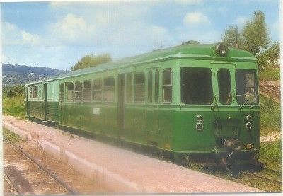 POSTAL DE TRENES. AUTOMOTOR CGFC Nº 3004. CONST. FERROSTAL 1977. Nº 82