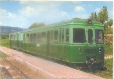 POSTAL DE TRENES. AUTOMOTOR CGFC Nº 3004. CONST. FERROSTAL 1977. Nº 82