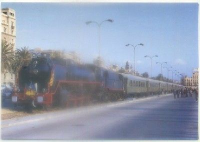 POSTAL DE TRENES. LOCOMOTORA MIKADO 141-F 2413. Nº 221
