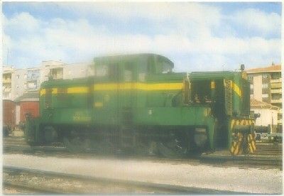 POSTAL DE TRENES. TRACTOR DIESEL 305-001-9. CONST. YORKSHIRE ENGINE. Nº 118