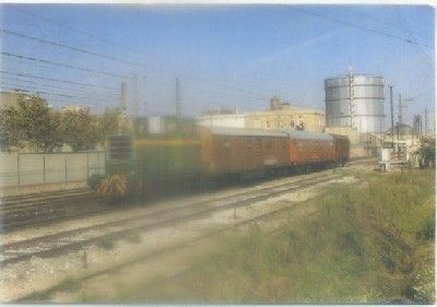 POSTAL DE TRENES. TRACTOR DIESEL ELECT. SERIE 304. CONST M.T.M. 1977. Nª183