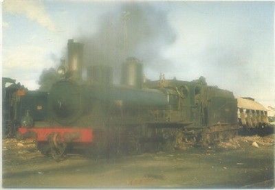 POSTAL DE TRENES. LOCOMOTORA VAPOR SERIE 040/2511/2540. CONST. HENSCHEL. Nº 129.