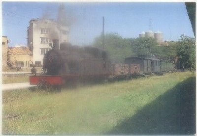 POSTAL DE TRENES. LOCOMOTORA VAPOR Nº 22. F.C. OLOT-GIRONA. AÑO 1926. Nº 212