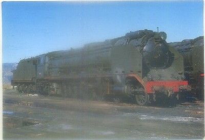POSTAL DE TRENES. LOCOMOTORA 241-F-2241. CONST. MTM. Nº 85