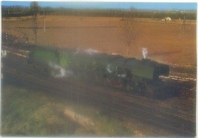 POSTAL DE TRENES. LOCOMOTORA 242-F-2009. CONST. M.T.M. 1955. Nº 45