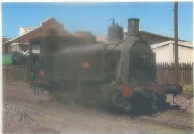 POSTAL DE TRENES. LOCOMOTORA-TENDER 030-0235. CONST. BABCOCK & WILCOX. Nº 44