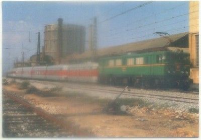 POSTAL DE TRENES. LOCOMOTORA ELECT. 269-098-0. CONST. CAF 1973-1978