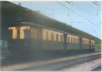 POSTAL DE TRENES. UNIDAD ELECT. WM-336. CONST. SECN Y WESTINGHOUSE 1923-28