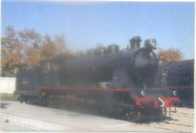 POSTAL DE TRENES. Nº 382. LOC. VAPOR 240-2074. CONST. TUBIZE EN 1927