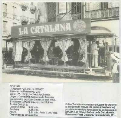 POSTAL DE TRENES Nº 4190. COL. VIEJAS GLORIAS. SERIE 125-132. CONST. POR CAN GIRONA EN 1906