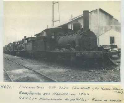 POSTAL DE TRENES Nº 4021. LOC. 030-2134. CONST. POR HASWEL EN 1864