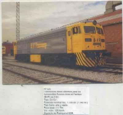 POSTAL DE TRENES Nº 525. LOC. DIESEL ELECT. TIPO CO CO. DEPOSITO DE FUENCARRAL 1995