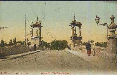 POSTAL ANTIGUA DE LA COMUNIDAD VALENCIANA VALENCIA PUENTE DEL REAL