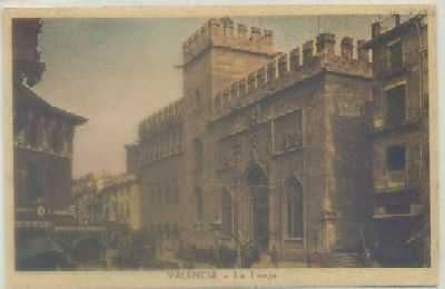 POSTAL ANTIGUA DE VALENCIA. LA LONJA