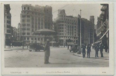 POSTAL ANTIGUA DE VALENCIA. AVENIDA DE BLASCO IBAÑEZ Nº 58