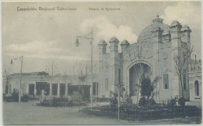 POSTAL ANTIGUA DE VALENCIA. EXPO. REGIONAL VALENCIANA. PALACIO AGRICULTURA