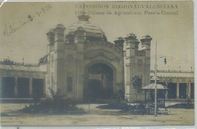 POSTAL ANTIGUA DE VALENCIA. EXPO. REG.VALENCIANA. PALACIO AGRICULTURA Nº 116