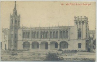POSTAL ANTIGUA DE VALENCIA. PALACIO MUNICIPAL Nº 141