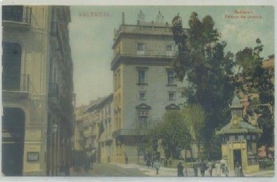 POSTAL ANTIGUA DE VALENCIA. AUDIENCIA. PALACIO DE JUSTICIA
