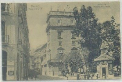 POSTAL ANTIGUA DE VALENCIA. AUDIENCIA. PALACIO DE JUSTICIA Nº 23