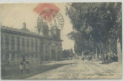 POSTAL ANTIGUA DE VALENCIA. GOBIERNO CIVIL Nº 18