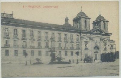 POSTAL ANTIGUA DE VALENCIA. GOBIERNO CIVIL Nº 51