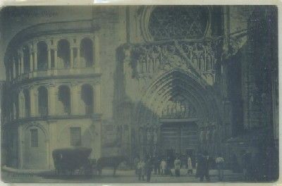 POSTAL ANTIGUA DE VALENCIA. PLAZA DE LA VIRGEN