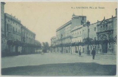 POSTAL ANTIGUA DE VALENCIA. PLAZA DE TETUNA Nº 9