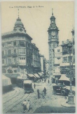 POSTAL ANTIGUA DE VALENCIA. PLAZA DE LA REINA Nº 6