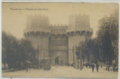 POSTAL ANTIGUA DE VALENCIA. TORRES DE SERRANOS