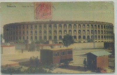 POSTAL ANTIGUA DE VALENCIA. PLAZA DE TOROS Nº 18