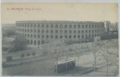 POSTAL ANTIGUA DE VALENCIA. PLAZA DE TOROS Nº 31