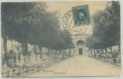 POSTAL ANTIGUA DE VALENCIA. CEMENTERIO Nº 42