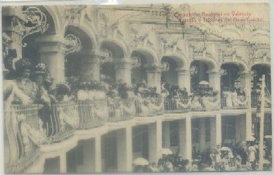 POSTAL ANTIGUA DE VALENCIA. EXPO. NACIONAL. TERRAZA Y TURBINAS DEL GRAN CASINO Nº 91