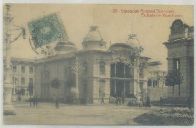 POSTAL ANTIGUA DE VALENCIA. EXPO. REGIONAL. FACHADA DEL GRAN CASINO Nº 125