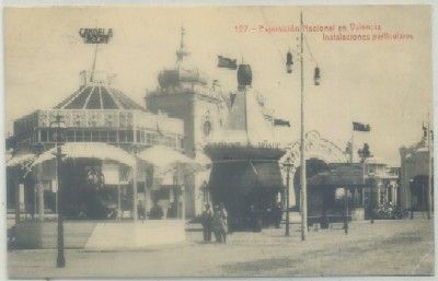 POSTAL ANTIGUA DE VALENCIA. EXPO. NACIONAL. INSTALACIONES PARTICULARES Nº 127