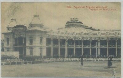 POSTAL ANTIGUA DE VALENCIA. EXPO. REGIONAL. TERRAZAS DEL GRAN CASINO Nº 128