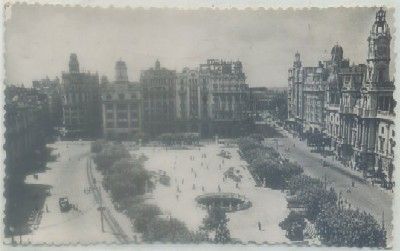 POSTAL DE VALENCIA. PLAZA DEL CAUDILLO Nº 93