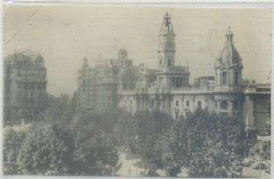 POSTAL DE VALENCIA. PLAZA DEL CAUDILLO