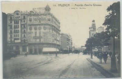 POSTAL ANTIGUA DE VALENCIA. AVENIDA AMALIO GIMENO Nº 94
