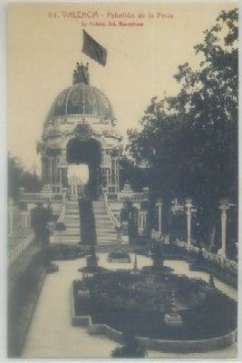POSTAL ANTIGUA DE VALENCIA. PABELLON DE LA FERNIA Nº 53