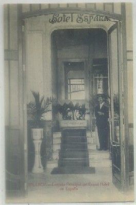 POSTAL ANTIGUA DE VALENCIA. REINA VICTORIA HOTEL. MAISON SUISSE. INAGURÉ 1913