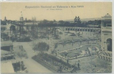 POSTAL ANTIGUA DE VALENCIA. EXPO. NACIONAL 1910. VISTA PARCIAL Nº 48