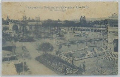 POSTAL ANTIGUA DE VALENCIA. EXPO. NACIONAL 1910. VISTA PARCIAL Nº 48