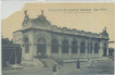 POSTAL ANTIGUA DE VALENCIA. EXPO. NACIONAL 1910. PALACIO DE LA DIPUTACION Nº 43