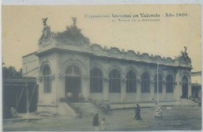 POSTAL ANTIGUA DE VALENCIA. EXPO. NACIONAL 1910. PALACIO DE LA DIPUTACION Nº 43