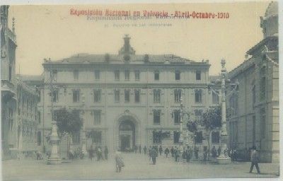 POSTAL ANTIGUA DE VALENCIA. EXPO. NACIONAL 1910. PALACIO DE LAS INDUSTRIAS Nº 31