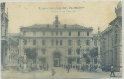 POSTAL ANTIGUA DE VALENCIA. EXPO. NACIONAL 1910. PALACIO DE LAS INDUSTRIAS Nº 31