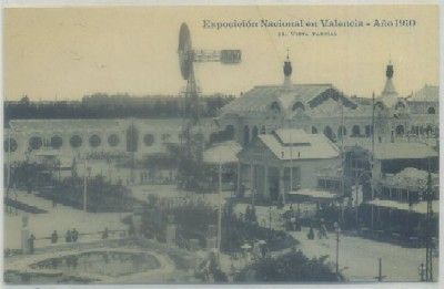 POSTAL ANTIGUA DE VALENCIA. EXPO. NACIONAL 1910.  VISTA PARCIAL Nº 28
